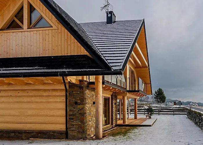 Eco Dom Z Sauna- Pasja II View,Lake & Ski